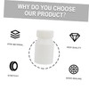 ULTECHNOVO Chemical Reagent Bottle Wide Mouth Ptfe Sample Container for