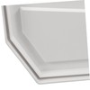 Tofficu Rain Gutter End Plug Gutter Accessories Downspout Parts PVC