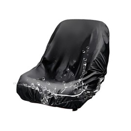 Waterproof Protective Cover for Riding Lawn Mower Tractor Seat, 420D Oxford Rain & Snow Proof Storage Cover with Bag, Fit for John Deere Craftsman Cub Cadet and Kubota