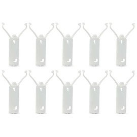 TEAMWILL 10pcs Wide Chrome Fender Door Quarter Trim Molding Clip Retainer for 80-90 Caprice