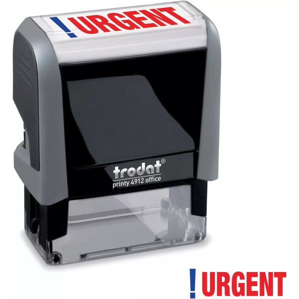 Trodat Urgent Trodat Printy 4912 Self-Inking Two Color Stock Message