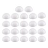 Crafjie 22PCS 2 Inchs White Foam Balls Half Round Polystyrene