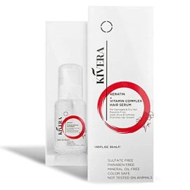 Kivera Keratin + Vitamin Complex Hair Serum Repairs Frizzy & Damaged Hair