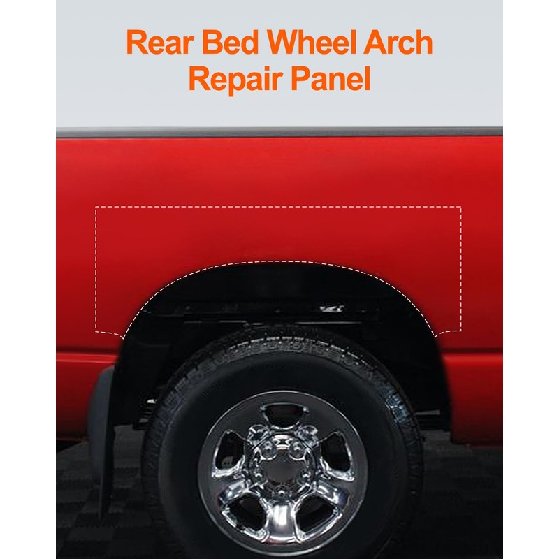 JY PERFORMANCE Rear Bed Wheel Arch Repair Panel Compatible with