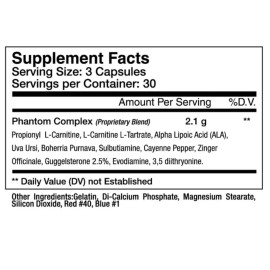 Phantom Nubreed 90 Capsulas Suplemento Dietetico Sabor Sin Sabor