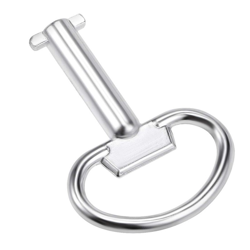 sourcing map Electrical Cabinet Key 5.5mm Hole Zinc Alloy Water