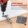 Woodworking Jig, Door Hinge Jig, Cabinet Hinge Drill Guide, Kitchen