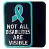 Not All Disabilities are Visible Vests/Harnesses Service Dog Emblem Embroidered
