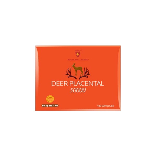 Wealthy Health Royal No.1 Deer Placenta 50000 100 Capsules