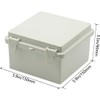 Zulkit Junction Box ABS Plastic Dustproof Waterproof IP65 Electrical Boxes
