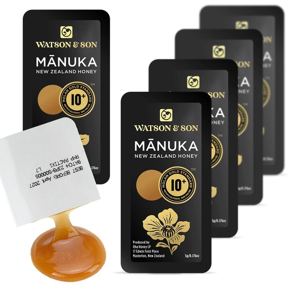Manuka Honey Snap MGO300+ MGS Certified 10+ (5 Pieces)