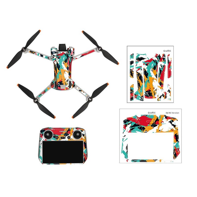 Drone Stickers Set Waterproof Skins Sticker Compatible for DJI Mini