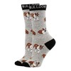 WHD Bulldog Socks (Gray/Black, Medium)