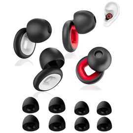 IPNSDON 2pairs Ear Plugs Motorcycle Moto Earplugs, 27 dB Earplugs for Sleeping, Hearing Protection, Concerts, Work, Study, Swimming, Snoring, Music Festivals