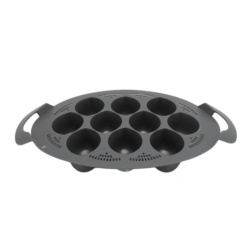 10 Holes Egg Poacher Insert Easy Release Portable Multifunctional Egg