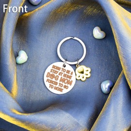 Lelekdo Gifts for Dog Lovers Gifts for Women Dog Mom National Puppy Day Dogs Themed Gift Keychain for New Puppy Owners Animal Lover