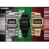 Casio A1100D-1D Digital Silver Strap Unisex Adult Watch, Gray Dial,
