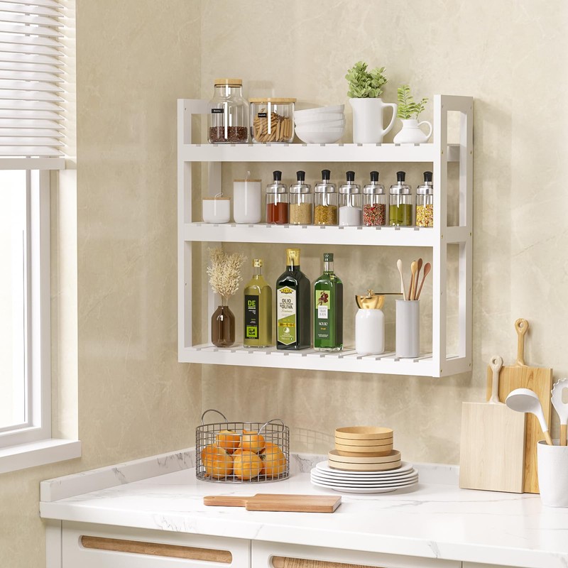 Domax Bathroom Shelves Over Toilet Storage - 3 Tier Wall