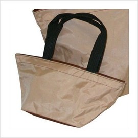 5 Piece Tote Set Cream/Chocolate