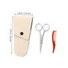 SAFIGLE Beard Grooming Tool Set Stainless Steel Eyebrow Scissors Comb