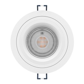 EGLO connect.z Smart-Home LED Recessed Spotlight, Carosso-Z, ZigBee, App and Voice Control, Alexa, Light Colour (Warm White/Cool White), RGB, Dimmable, Aluminium Recessed Spotlight, Matte White,