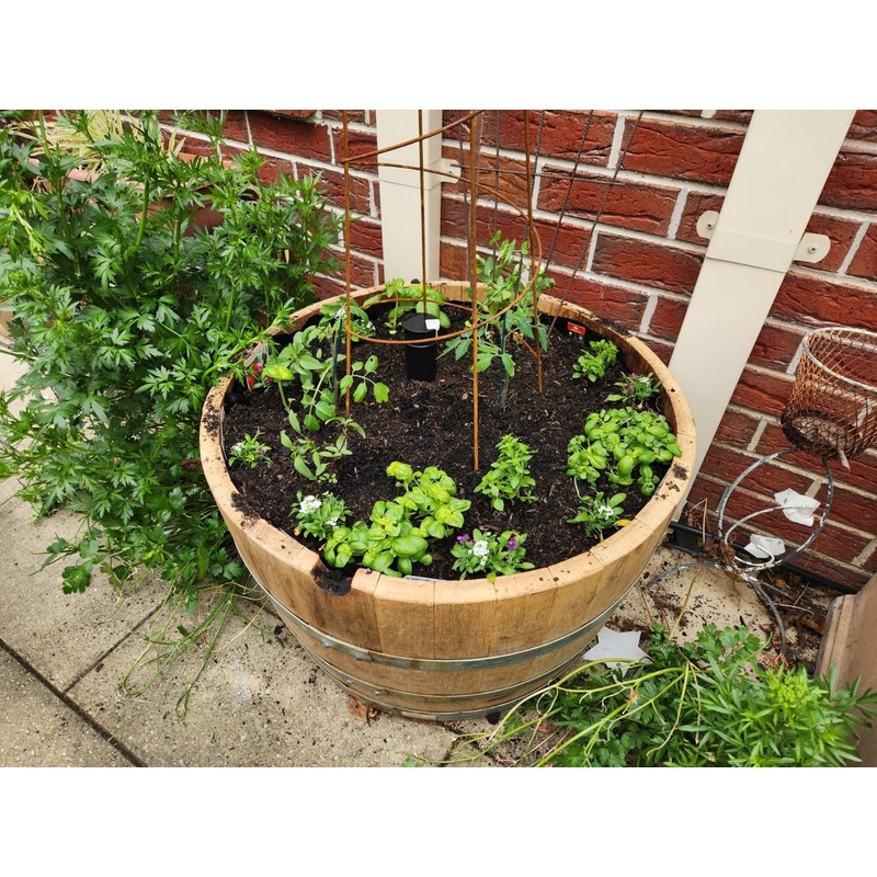 OAKENZ Oak Barrel Planter Liner Kit