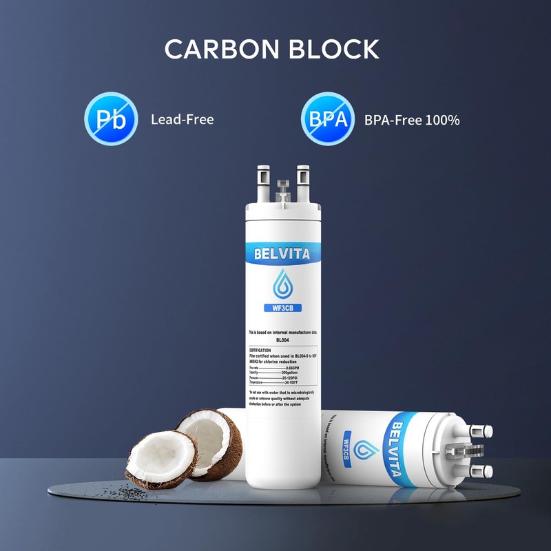 WF3CB Refrigerator Water Filter Compatible with Frigidaire WF3CB Puresource3 242069601
