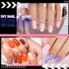ZEYACHAN 240pcs Short False Nail Tips