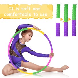 Aoreun Children's Hula Hoop, 2 Pieces, 8 Sections, Separable Hullahub Hoop, Children's Fitness Hula Hoop for Adults or Children from 4 Years, Training, Sports & Play, Fitness and Training