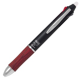 Pilot LKFB-2SEF-DR Erasable Tri-Color Ballpoint Pen, Frixion Ball 3, Wood, 0.5, Deep Red