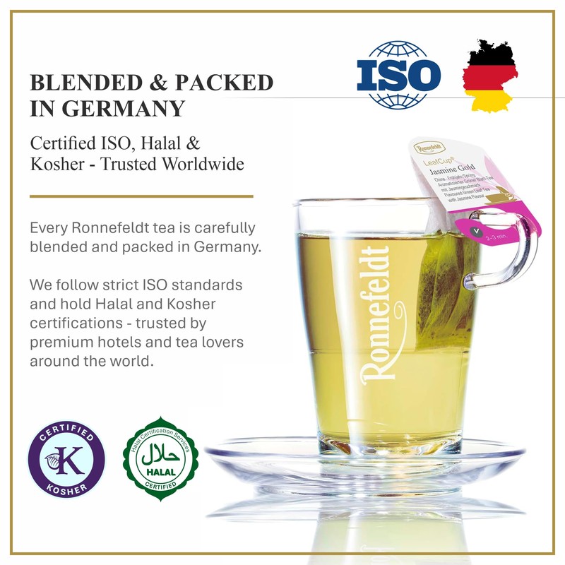 Ronnefeldt LeafCup Jasmine Gold – Loose Leaf Green Tea with