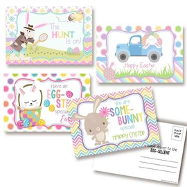 Cute Easter Themed Blank Postcards To Send To Friends & Family, 4"x6" Fill In Notecards (4 Different Designs) by AmandaCreation (20)