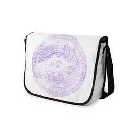 Bonamaison Digital Printed Messenger School Bags with Black Strap for Girls and Boys, Back to School, Messenger Bags for Students, Shoulder Bags, Size: 29 x 36 cm