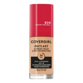 Base De Maquillaje Líquida Covergirl Outlast Extreme 3 En 1 Tono 820 Creamy Natural