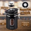 FACIACC Coffee Canister, 60.9 fl oz (1,800 ml), Coffee Bean