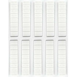 S&S-Shop 40 Furniture Wedges Made of Plastic – White – with 7 Set Breakage Points / Wheel Chocks / Adjusting Wedges / Mounting Wedges