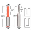 Sinoprotools 6Pcs Dovetail Router Bit Set 1/2 Inch Shank, Dovetail