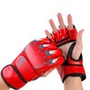 Half Finger Boxing Gloves Punching Bag Open Palms Fighting Kickboxing