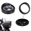 VOSICKY 7" Headlight Waterproof Trim Visor Trim Ring Visor (Black)