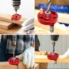 Woodworking Center Finder Kit, Vertical Self Centering Dowel Jig, Drill