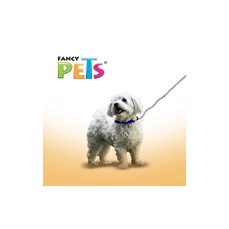 Fancy Pets Correa de Cadena Negra para Perro de Grosor