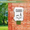 Dog Poop Bag Dispenser, Waterproof Outdoor Dog Bag Dispenser Holds