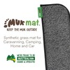 Muk Mat Rounded Caravan Step Artificial Grass Mat, Premium Door