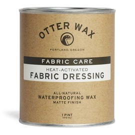 Otter Wax Heat-Activated Fabric Dressing | 1 Pint | All-Natural Canvas Water Repellent | Made in USA
