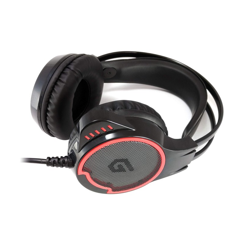 Conceptronic ATHAN01B PC Headsets - Black/Red