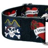 Country Brook Petz - I Love Mom Martingale Dog Collar