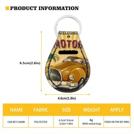 GIFTPUZZ Pink Valentine's Day Love Keychains for Womens Men Coins Chapstick Holder Keychain ID Card Keyrings Lip Balm Holder