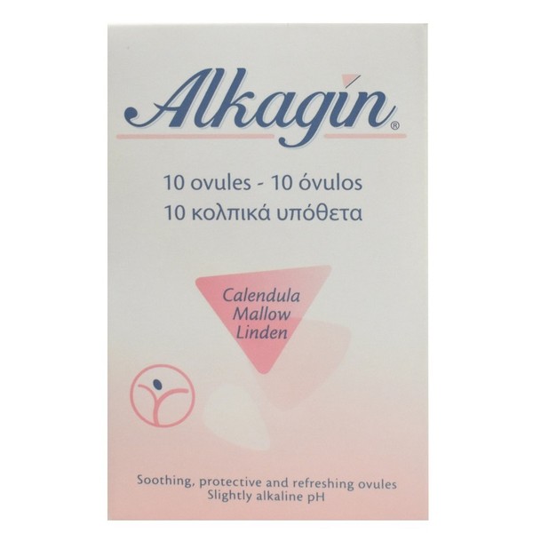 Epsilon Health Alkagin Ovules, 10 Vaginal Suppositories