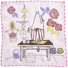 Maruma Mini Towel MOOMIN Moomin Mom Approximately 25×25cm Wall-Decorating Moomin Mom Mother's Day Birthday Present Gift 1405008600
