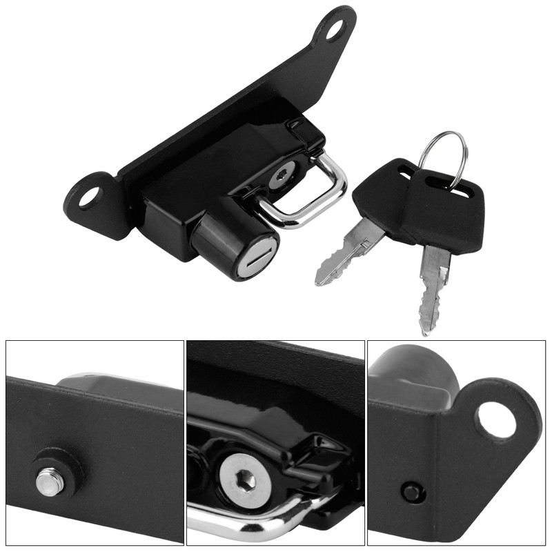 Motorcycle AntiTheft Helmet Lock Fits for RC125 RC390 RC250(Black )
